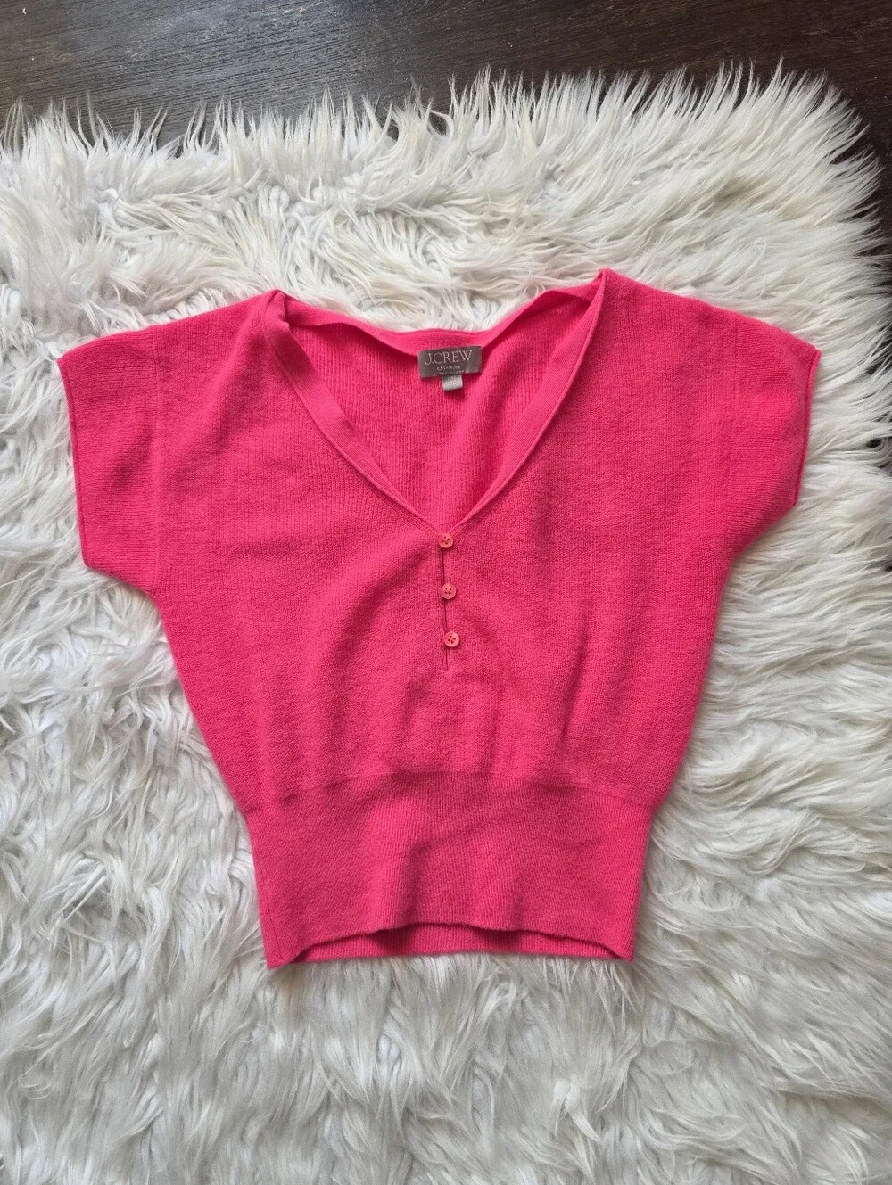 J crew Featherweight cashmere V-neck T-shirt